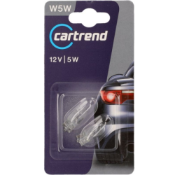 Крушка габарит без цокъл 12v/w5w-w2 2бр