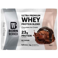 Суроватъчен протеин на прах Born Winner Шоколадов сладолед 30 гр
