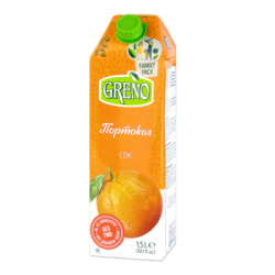 Сок Greno портокал  1.5л