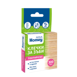 Клечки за зъби Agiva Homey 300бр