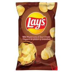 Чипс Лейс с гъби и сметана 125гр