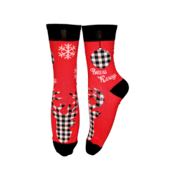 Чорапи коледа в червено