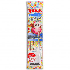 Сламка за пиене Quick Milk плод. микс 30гр