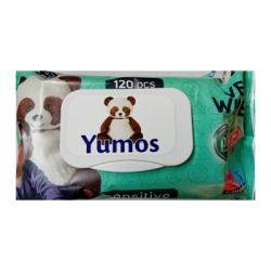 Влажни кърпи Yumos капак 120бр 