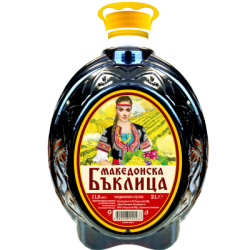 Червено вино Македонска бъклица 2л