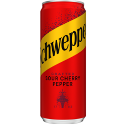 Schweppes череша и пипер кен 330мл