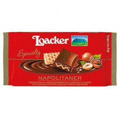Шоколад Loacker Napolitaner 85 гр