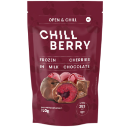 Малина в млечен шоколад 150гр chillberry