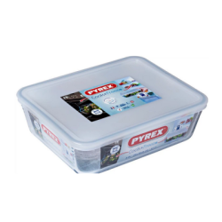 Pyrex tава с капак 25x19x8 2.7л бор.стъкло
