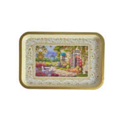 Поднос toya правоъг. 42/30 злато ku-176g