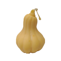 Свещ тиква тумбеста жълта аром.тиквен пай