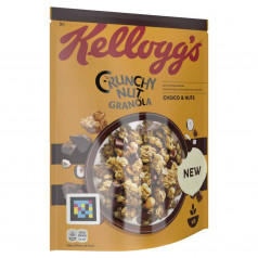 Гранола Kellogg`s шоколад и ядки 380 гр
