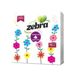 Салфетки Zebra печат 75 бр