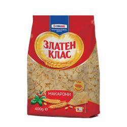 Макарони Златен Клас Миди Големи 400гр