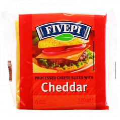 Топено сирене Чедър Fivepi тост 120гр