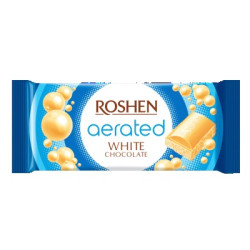 Бял аеро шоколад Roshen Bubble 80гр