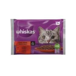 Храна Whiskas Pouch месни ястия 4х85гр