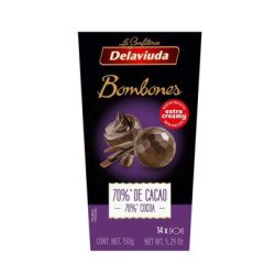 Ш.б.delaviuda 70% какао без зах.150гр