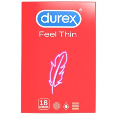 Презервативи Durex Feel thin, 18 броя