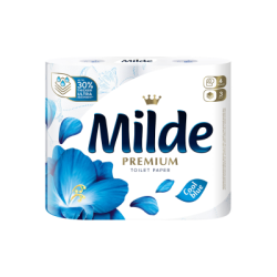 Тоал.хартия Milde Premium CoolBlue 3пл/4бр