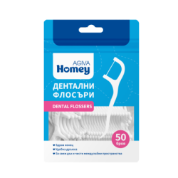Дентални флосъри за зъби Agiva Homey 50бр