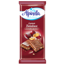 Шоколад Alpinella Фъстък и Стафида 90гр