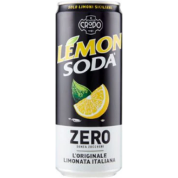 Газ. напитка Crodo lemon soda zero 0.33л