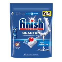 Таблетки за съдом.Finish Quantum Max 72бр