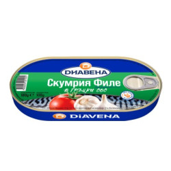 Скумрия Диавена филе в гръцки сос 180гр
