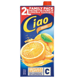 Плодова напитка Ciao Портокал 2л