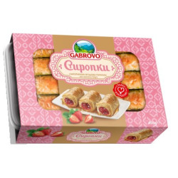 Пурички сиропирани ягода 450гр