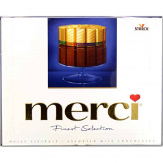Шоколадови Бонбони Merci Селекция 4 Вкуса 250гр