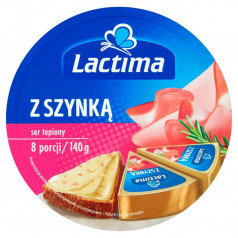 Топено сирене Lactima шунка 140гр