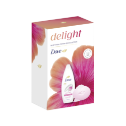 К-т Dove Petal душ гел+сапун+гъба/917