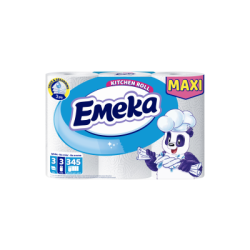 Кухненска хартия Emeka Бяла 3пл/ 3бр.