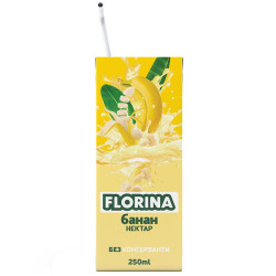 Плодова напитка Florina Банан 25% 250мл