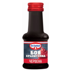 Боя Dr. Oetker за сладкиши червена 30 мл