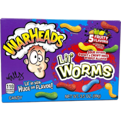 Дъвчащи бонбони Warheads Lil' Worms 99гр