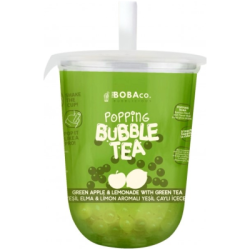 Bubble tea зелена ябълка и лимон 330мл