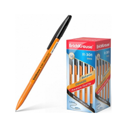 Химикалка Еrich krause r-301 0.7мм черно