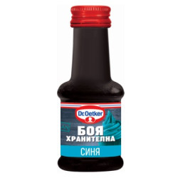 Боя Dr. Oetker за сладкиши синя 30 мл