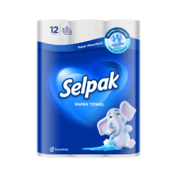 Кухненска хартия Selpak трипластова 12бр