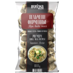 Пелмени фирмени 3 вида месо 1кг