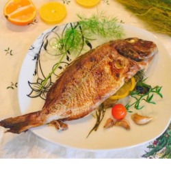 Печена риба фагри