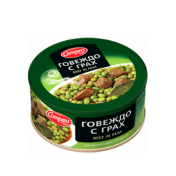 Говеждо с грах яхния Компас 300гр