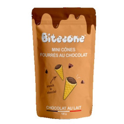 Фунийки вафлени с млечен шоколад 100гр