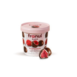 Малини с бял и черен шоколад Franui 150гр