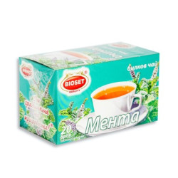 Билков чай Биосет с мента 20 бр