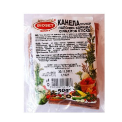 Канела на пръчици Биосет 50 гр