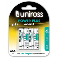 Батерии Uniross AAA Power Plus 4 бр
